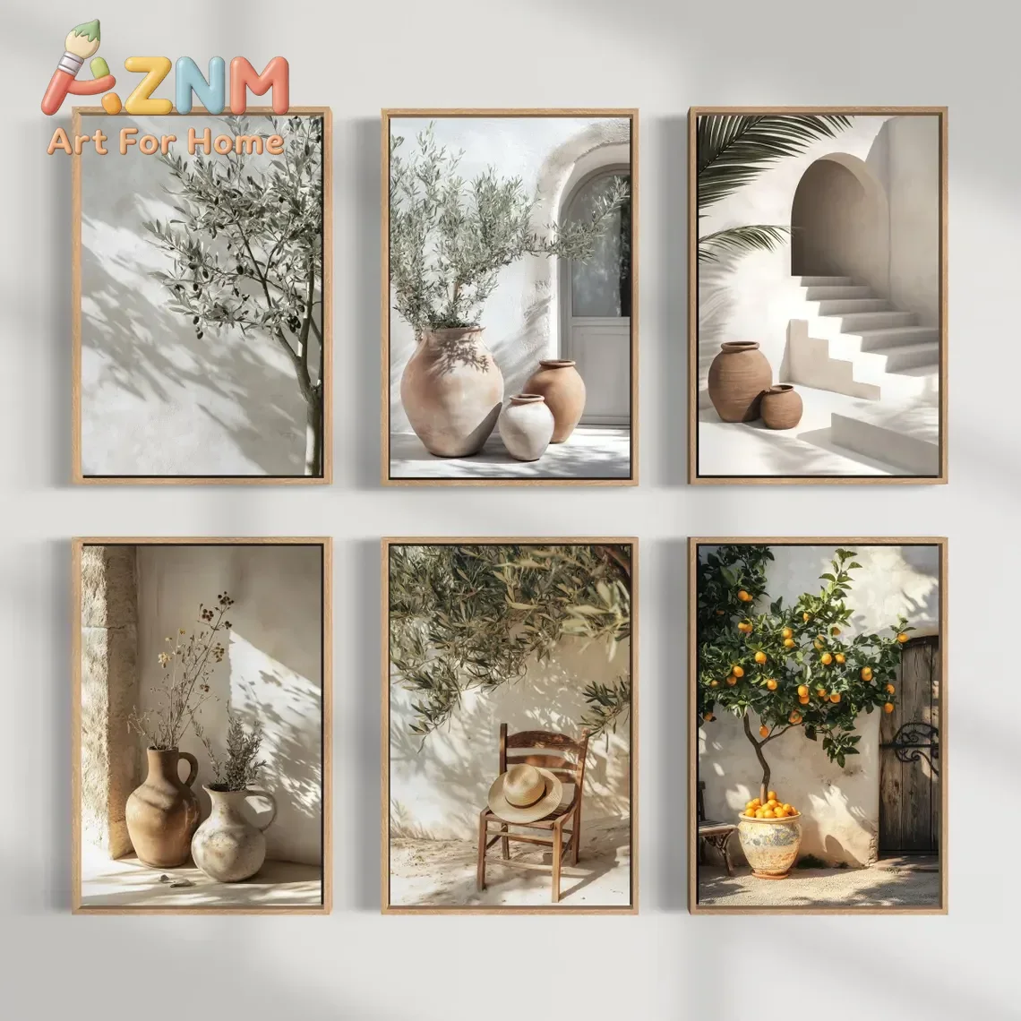 AZNM Mediterranean Neutral Can - Terracotta Pot review and price