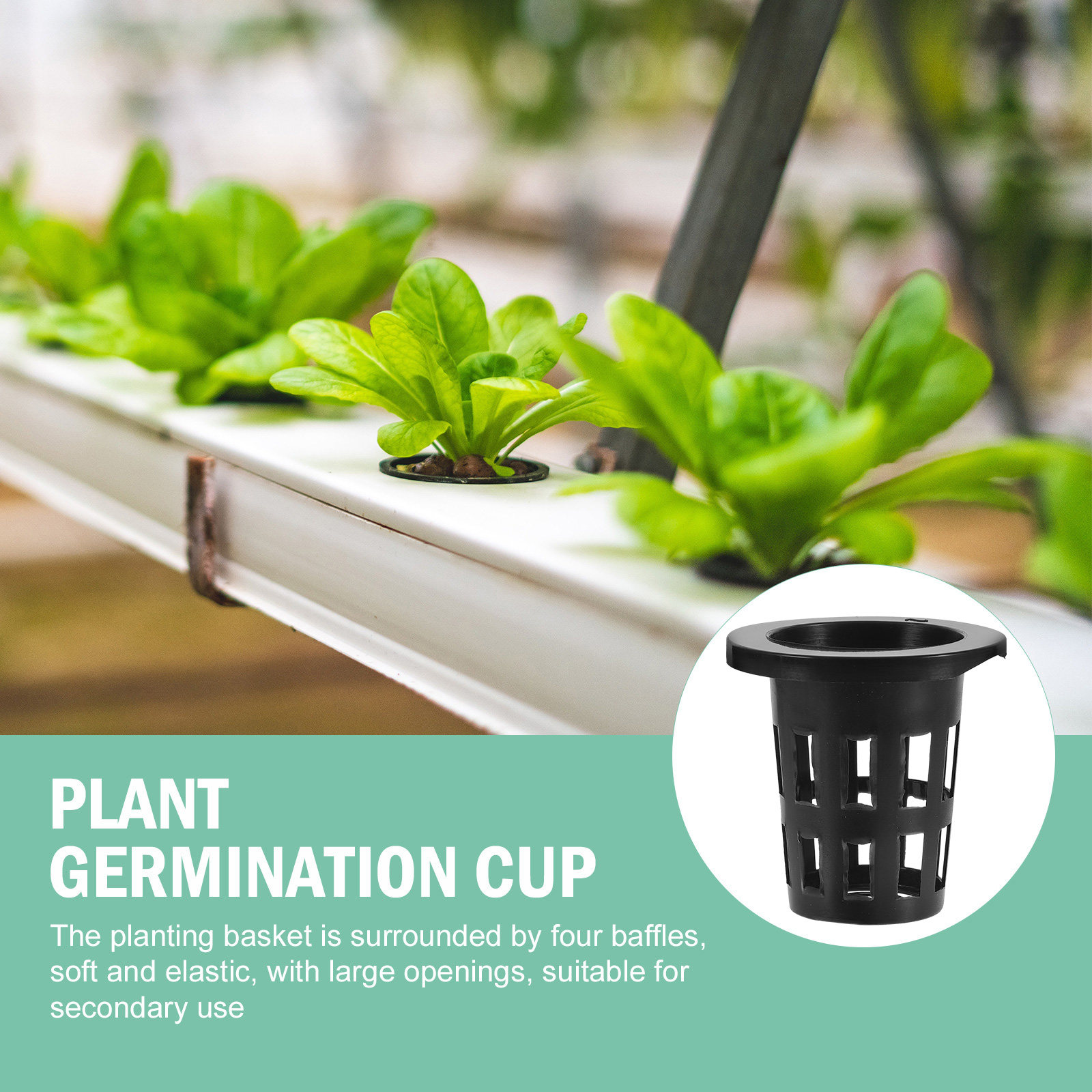 50Pcs Plastic Planting Baskets - Plant Pot review and price