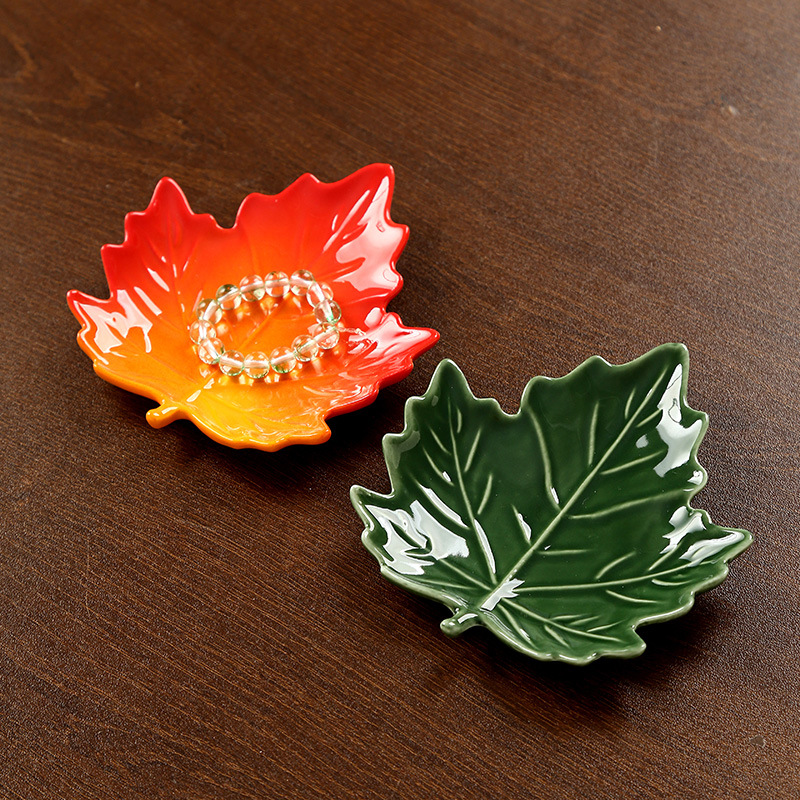 Ceramic JewelryDish Maple Leaf - Fiddle Leaf Fig review and price