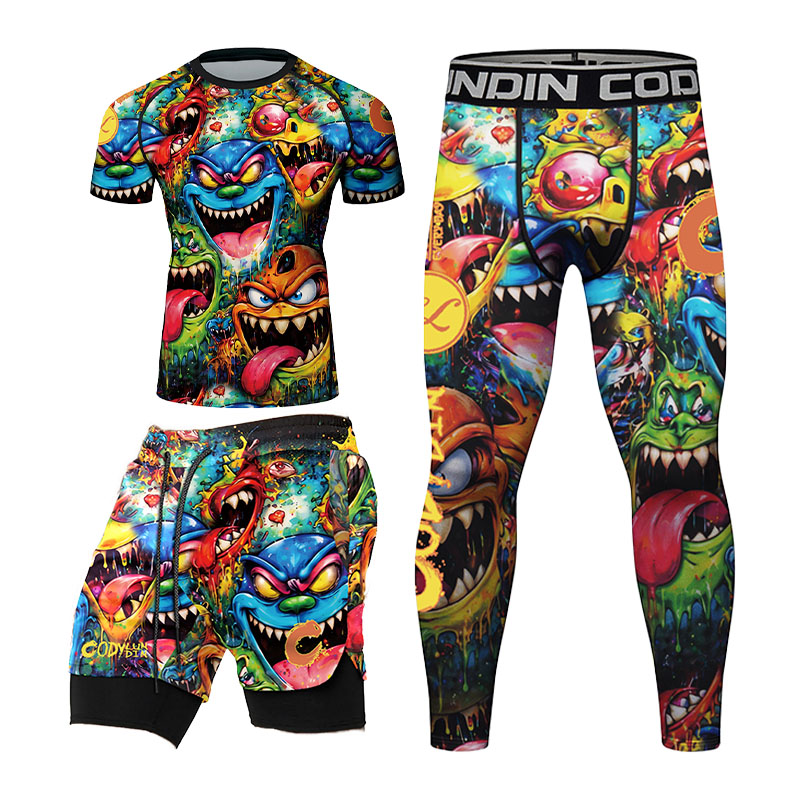 3D Colorful Monster Graffiti M - Monstera review and price
