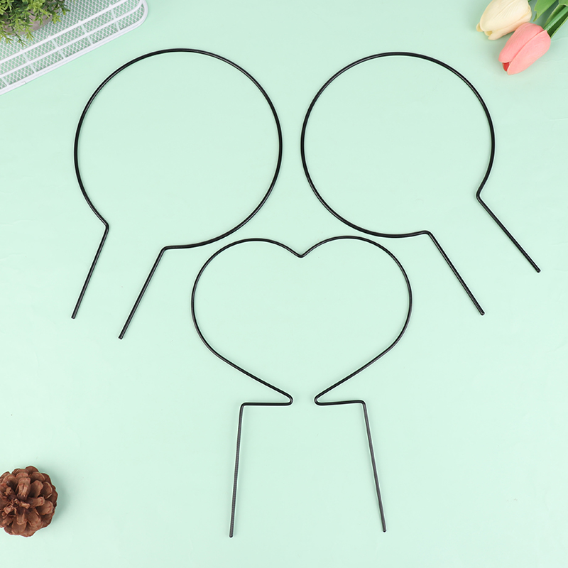 2Pcs Iron Heart-Shaped Garden  - Plant Support Stake review and price