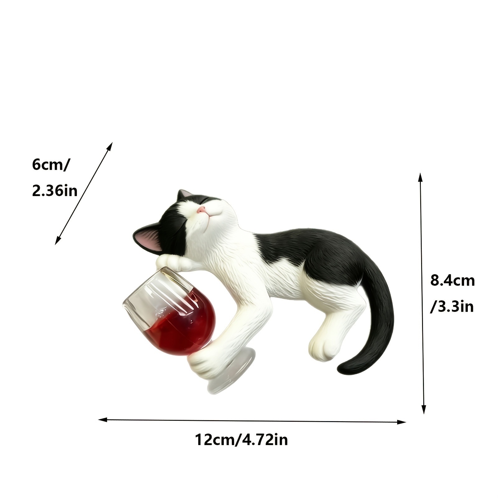Funny Drunk Tired Tuxedo Cat F - Pothos review and price