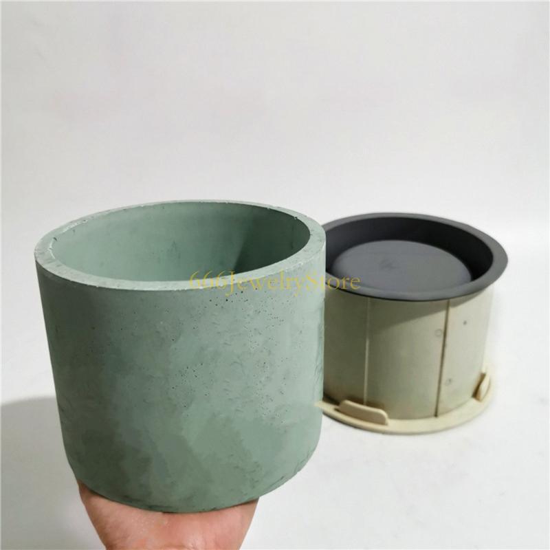 F2TD Large Round Concrete Flow - Terracotta Pot review and price
