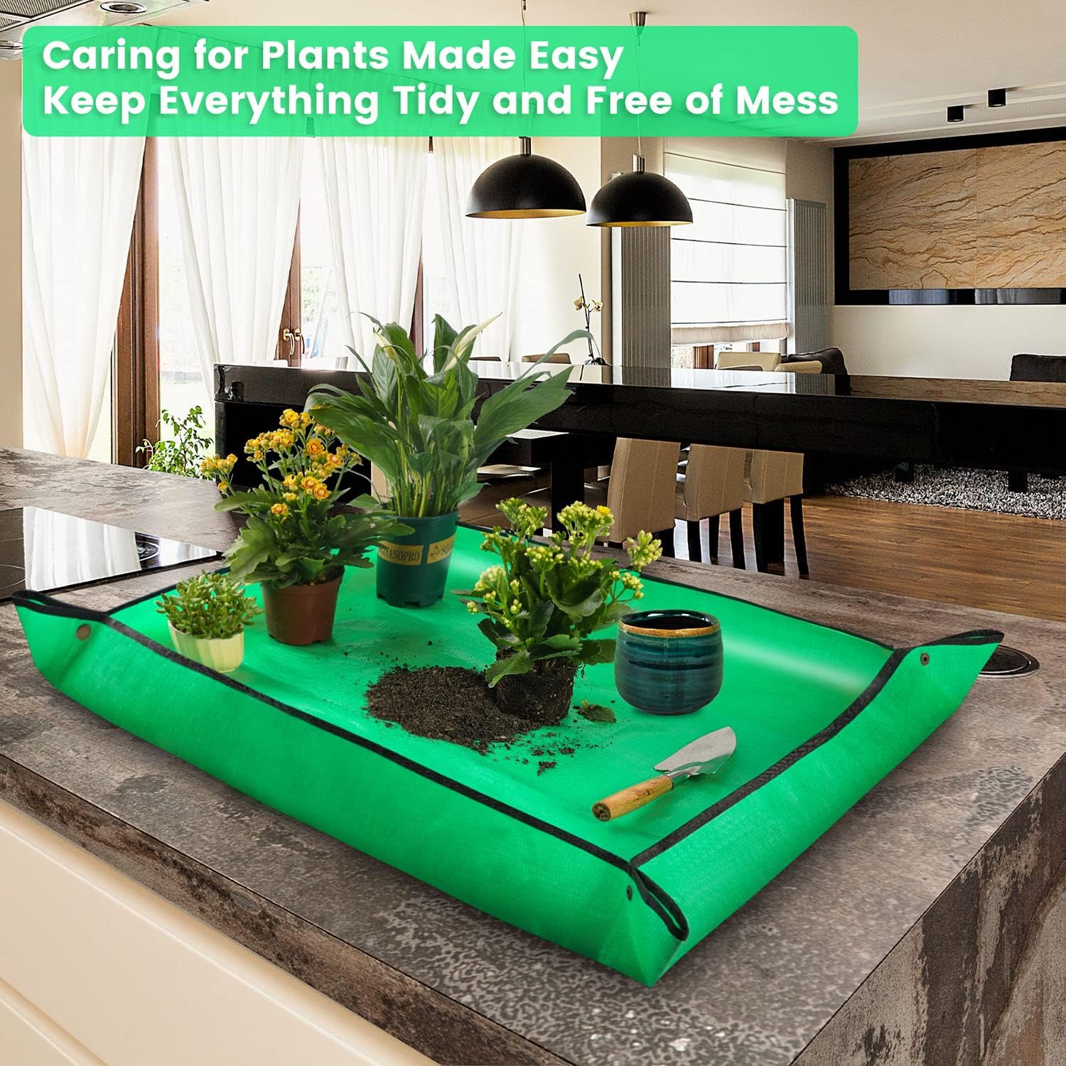 Planting Mat Square Garden Pad - Repotting Mat review and price
